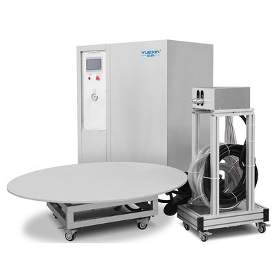 IPX5 IPX6 Touch Control Water Jet Tester Spray Up and Down with Flow Sensor