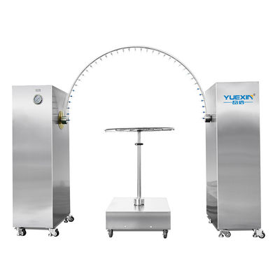 Suitable  IPX3-4 R800 mm Oscillating Tube Rain Test Machine with Flow Sensor