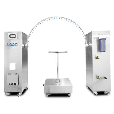 R600 mm Swing Nozzle Rain Test Machine , Rainfall Test Equipment for IPX3 IPX4